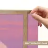 Poolvos - Sneeuw - Roze Light Box met batterij (Wandlamp) middel -USP_websiteprintNL