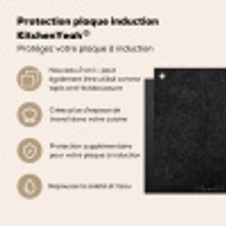 Textuur van Nachtelijk Graniet Inductie beschermer vinyl 3mm middel -zzzzzzusp-haakje_FR