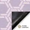 Patroon - Roze - Paars Deurmat klein 898 -antislip_NL