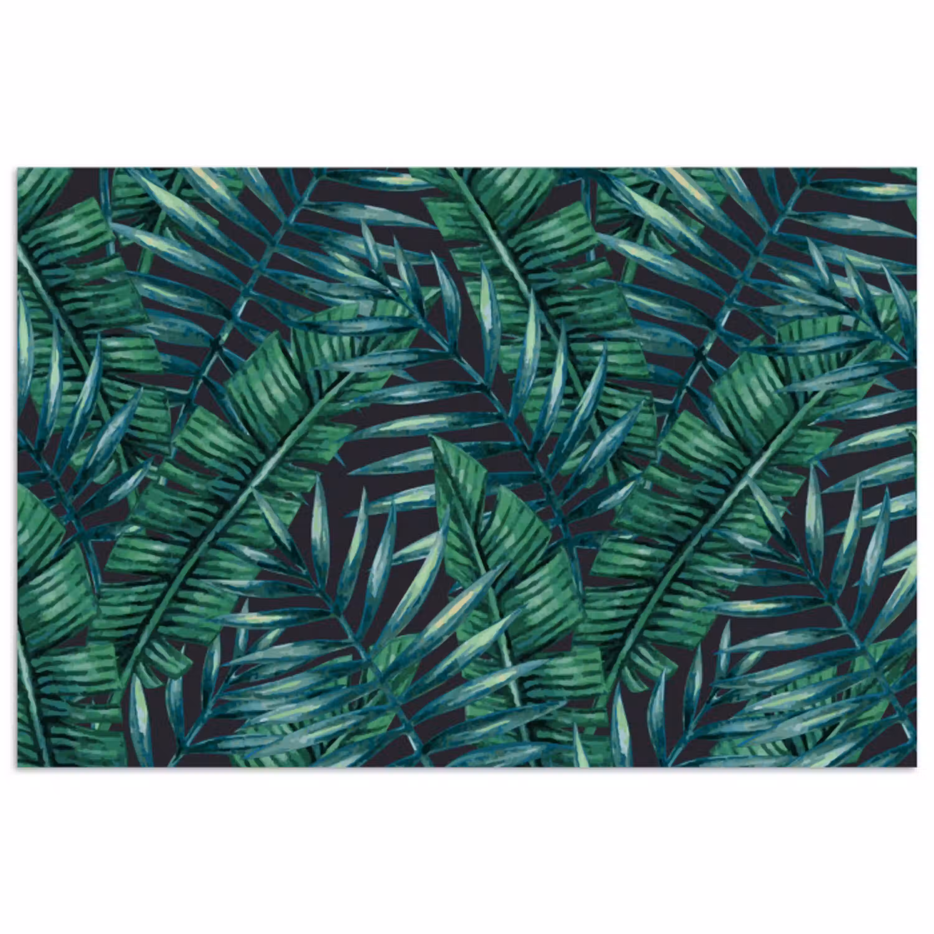 Bladeren - Tropisch - Jungle -  Natuur poster papier middel -3d