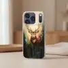 Hert - Geverfd - Gewei - Bruin Telefoonhoesje iPhone 17 Pro klein -sfeer2