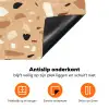 Terrazzo - Patroon - Kleurrijk - Oranje Inductie beschermer vinyl 3mm klein 276 -zzzzzzz-td-onderkant