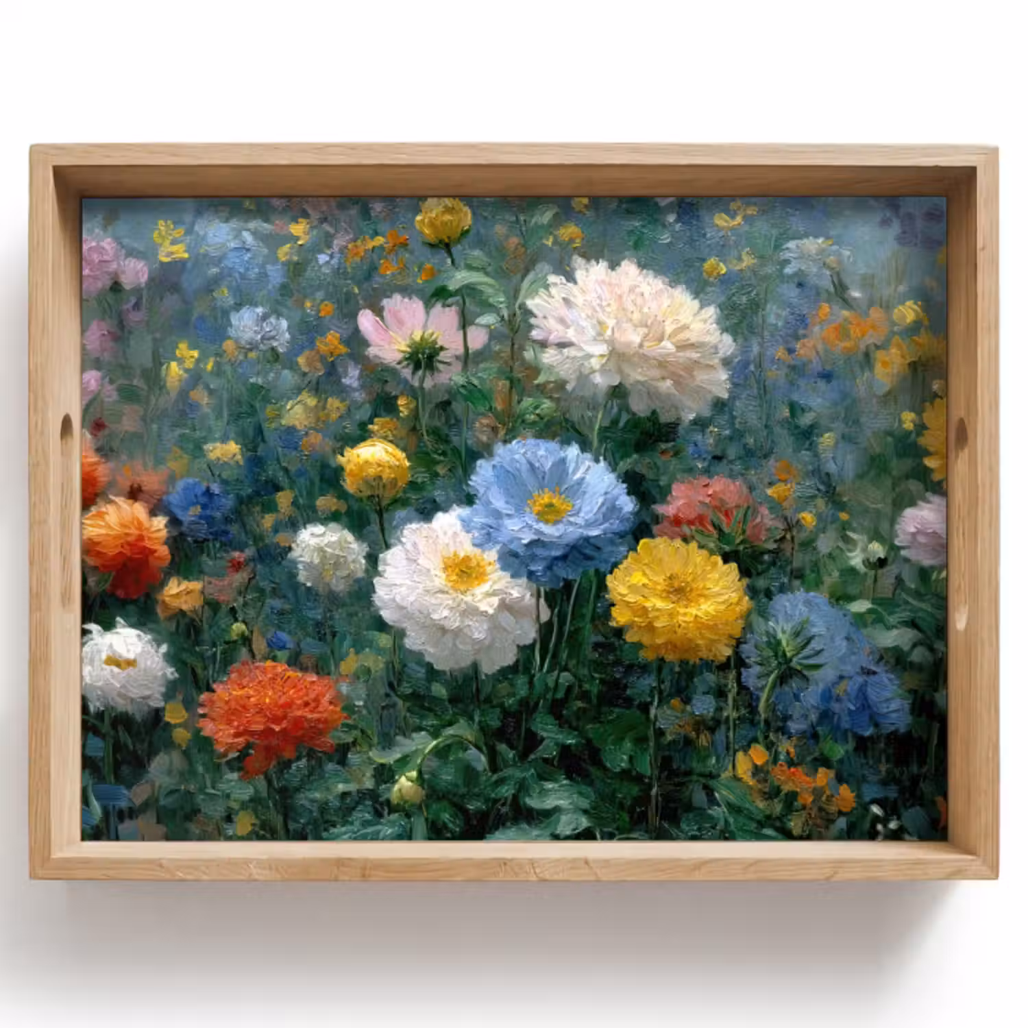 Dienblad - Close-up - Veld - Bloemen - Kleurrijk
