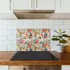 Tropisch - Zomer - Vlinder - Bloemen keuken achterwand spatscherm klein 900 -sfeer2