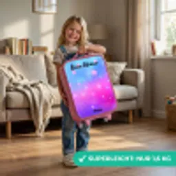 Sterren - Roze - Blauw Kinderkoffer - Roze klein -sfeer2_DE