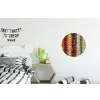 Banen - Verticaal - Kruiden - Variatie Wandcirkel aluminium klein -kinderkamer
