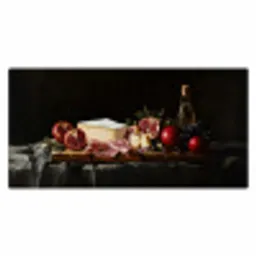 Stilleven - Vintage - Borrelplank Muismat XXL klein -3d_leeg