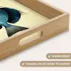 Blauw - Kieuwen - Vis - Illustratie Dienblad Rechthoek middel -USP_HandgreepNL