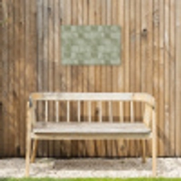 Vlakken - Rustiek - Groen Tuinposter op houten frame 2 cm dik klein 845 -sfeer4