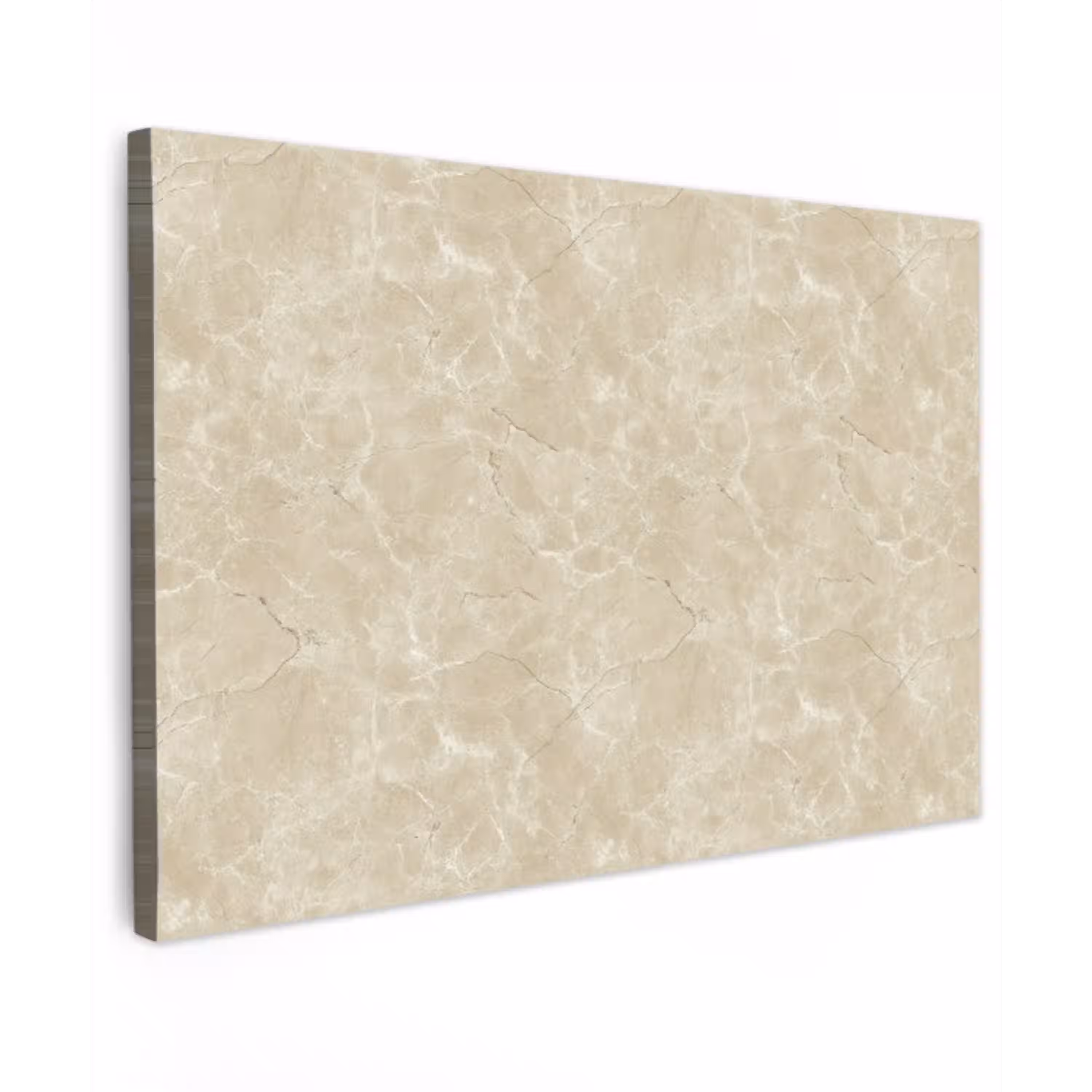 Lichtbeige - Marmer - Diffusie adering canvas 2cm klein 34 -z3d