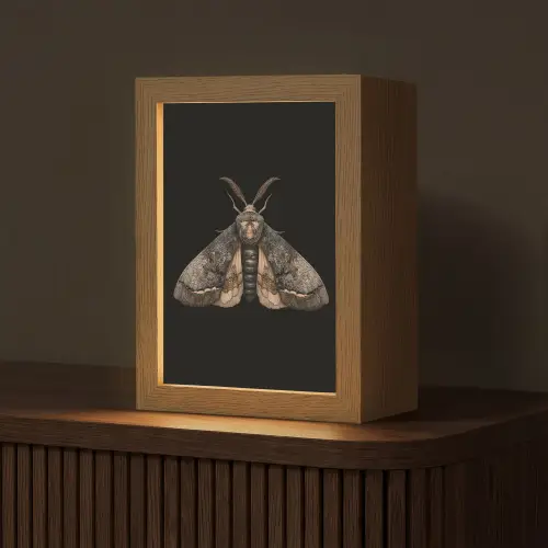 Mot - Bladachtig - Grijs Light Box met kabel (Tafellamp) klein -z3d_website
