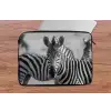Zebra's - Zwart - Wit laptophoes neopreen klein -tafel