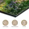 Bos - Bloemen - Lavendel - Zon - Paars - Natuur aluminium wit klein -closeup_NL