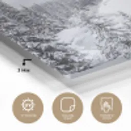 Rivier - Bevroren - Landschap - Winter plexiglas 5mm klein -sfeer2