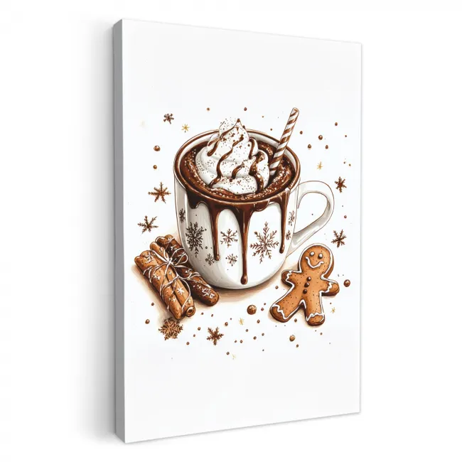 Chocomel - Decoratie - Koek - Winter KitchenYeah - Keuken - Canvas klein -3d