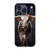 Stier - Kleurrijk - Hoorns Telefoonhoesje iPhone 17 Pro klein -3d