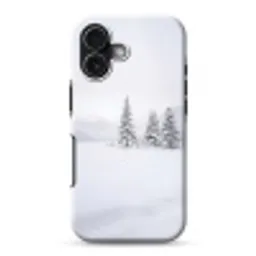 Fijnsparren - Sneeuw - Winter - Landschap - Stilte Toughcase MagSafe Apple iPhone 17 klein -3d
