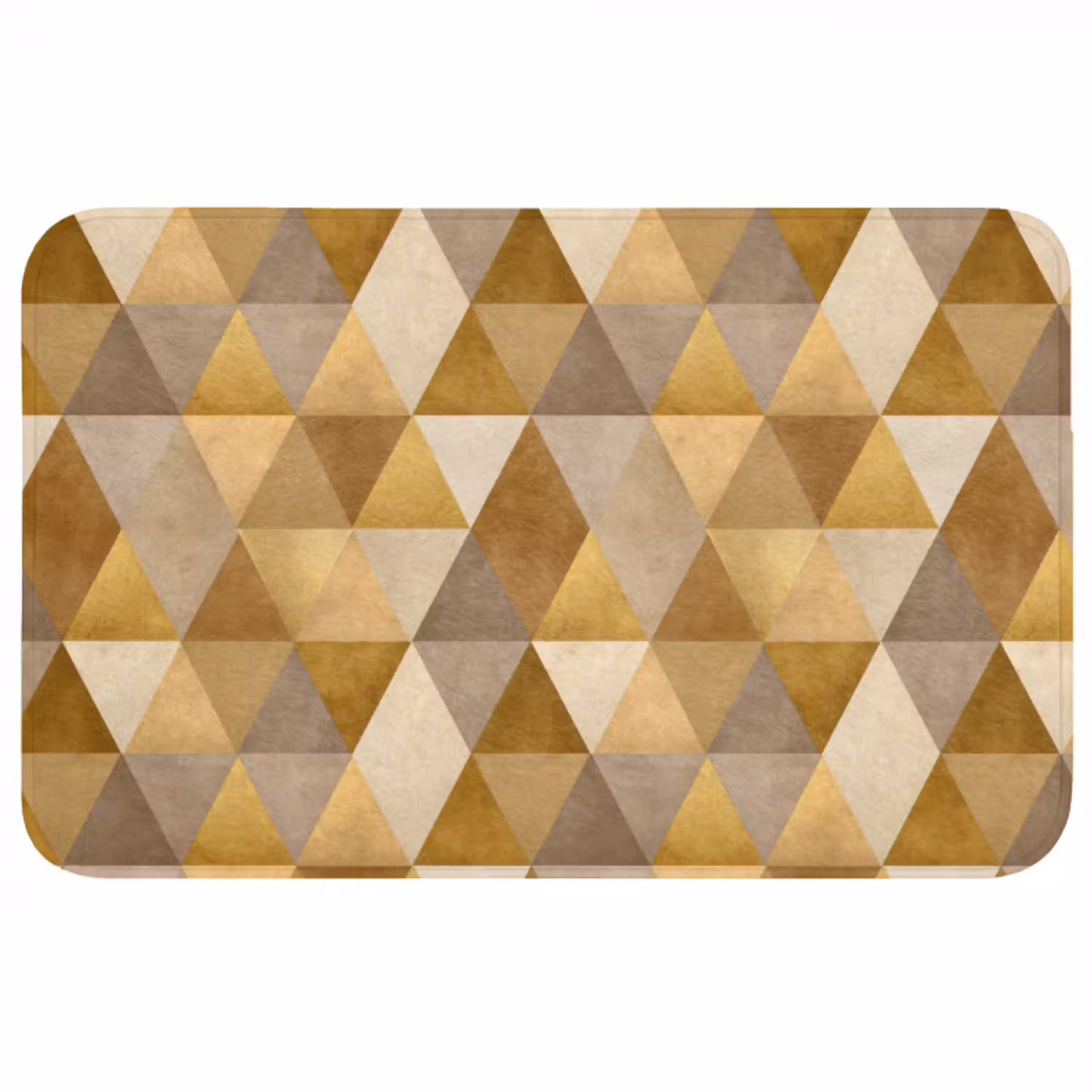 Geometrisch - Driehoek - Goud WCmat middel 1009 -3d