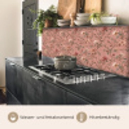 Botanisch - Bloemen - Roze keuken achterwand 2 middel 871 -usp_DE
