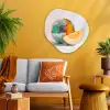 Disco - Discobal - Meloen - Pastel Wandcirkel Organisch Aluminium middel -sfeer4