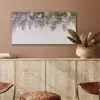 Blauwe regen - Bloemen - Paars PET vilt middel -sfeer4
