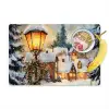 Kerstdorp - Huizen - Sneeuw - Kerst Placemat vinyl groot -zzzproduct_Kitchenyeah-website