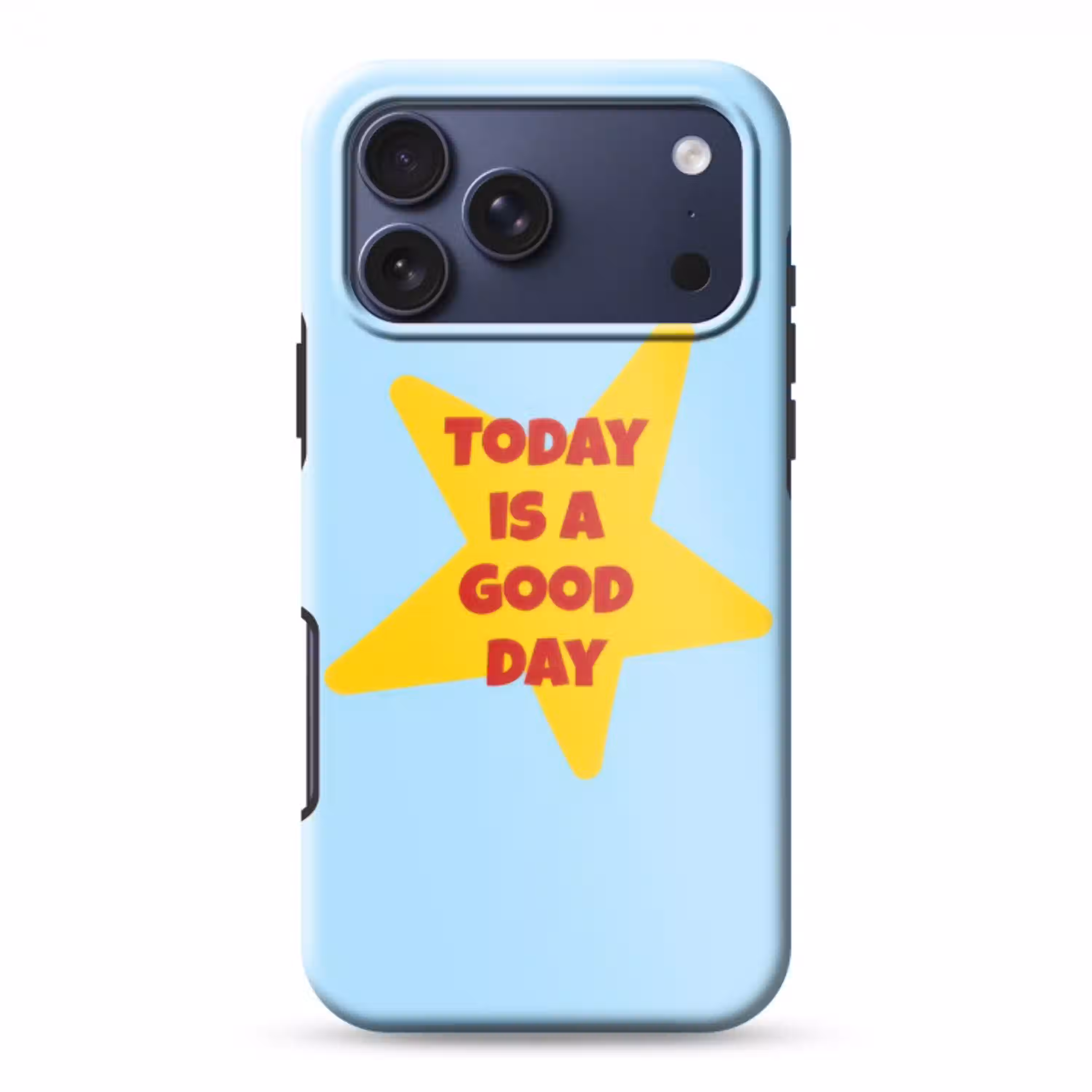 Ster - Today is a good day - Blauw Toughcase MagSafe Apple iPhone 17 Pro Max klein -3d