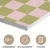 Patroon - Geblokt - Olijfgroen - Amore PET vilt klein -closeup_DE