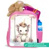 Eenhoorn - Dier - Kinderen - Unicorn Kinderrugzak - Roze middel -inhoud_NL