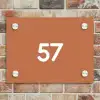 Terracotta - Traditioneel Naambord Rechthoek middel -sfeer3