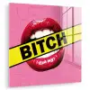 Lippen - Tekst - Kleurrijk plexiglas 5mm klein -zzzproduct_nieuw