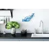 Spash - Water - Blauw Muursticker klein -keuken