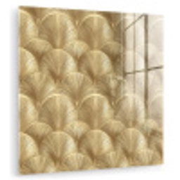 Patroon - Waaier -  Goud plexiglas 5mm klein 11 -zzzproduct_nieuw