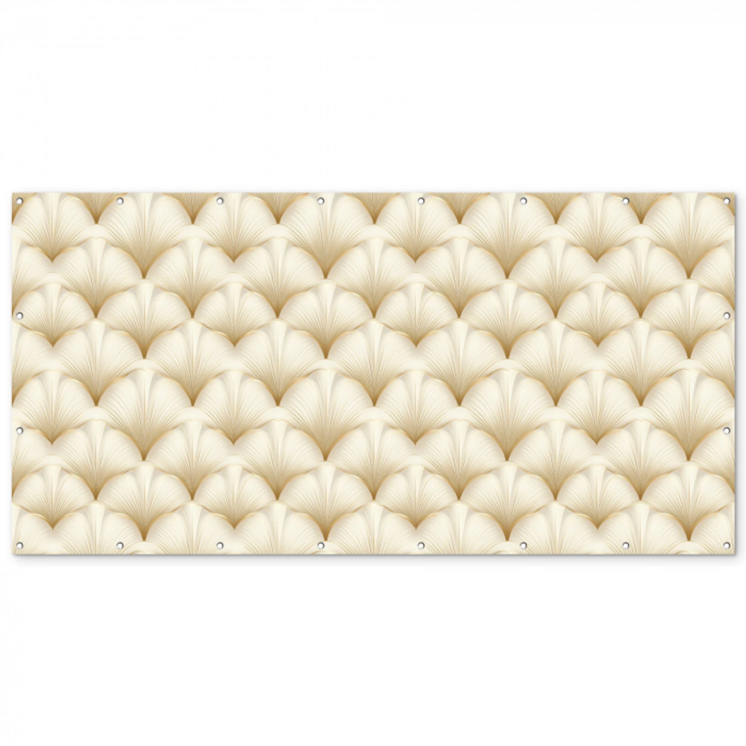 Waaier - Motief -  Goud Balkonbeschermer Duitsland klein 596 -zz_3d
