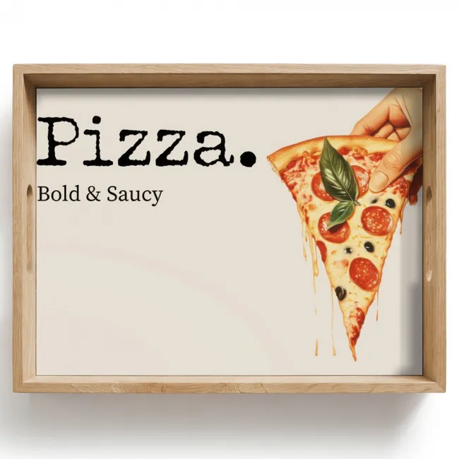 Dienblad - Pizza - Kaas - Pepperoni