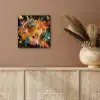 Explosie - Verfstructuur - Goud - Abstract aluminium wit klein -sfeer4
