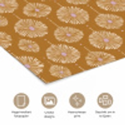 Bloemen - Modern - Oker poster papier klein 62 -closeup_NL