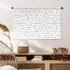 Design - Geometrie - Patroon Wandkleed katoen middel 269 -sfeer5