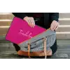 Toedeloe - Roze laptophoes neopreen klein -tas