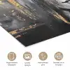 Boedhha - Penseelstreken - Goud - Abstract poster papier klein -closeup_NL