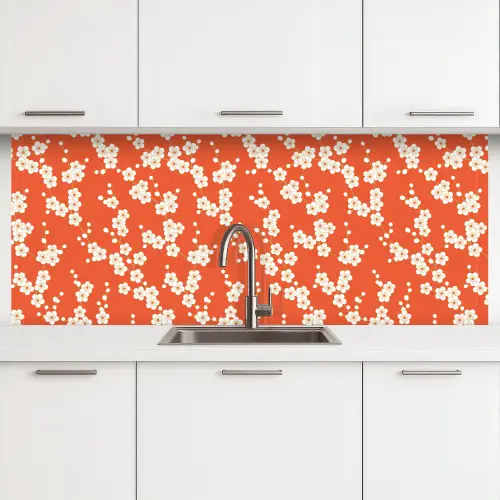 Sakura - Bloemen - Patroon - Japan keuken achterwand 2 middel 871 -3d