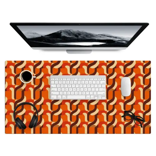 Retro - Modern - Kleurrijk Muismat XXL klein 681 -3d