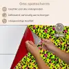 Dieren - Neon - Groen - Panterprint keuken achterwand spatscherm klein 900 -spatscherm_NL