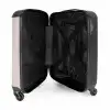 Prinses op gekleurde achtergrond met hartjes NBS - Handbagage koffer - Kinderen Unisex middel -binnenkant