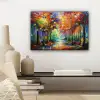 Landschap - Bos - Kleuren - Natuur canvas 2cm klein -sfeer6
