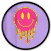 Smiley - Drip - Neon Fotolijst rond zonder passe partout klein -3d