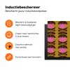 Abstract - Bloemen - Roze Inductie beschermer vinyl 3mm klein 276 -zzzzzzz-td-ups