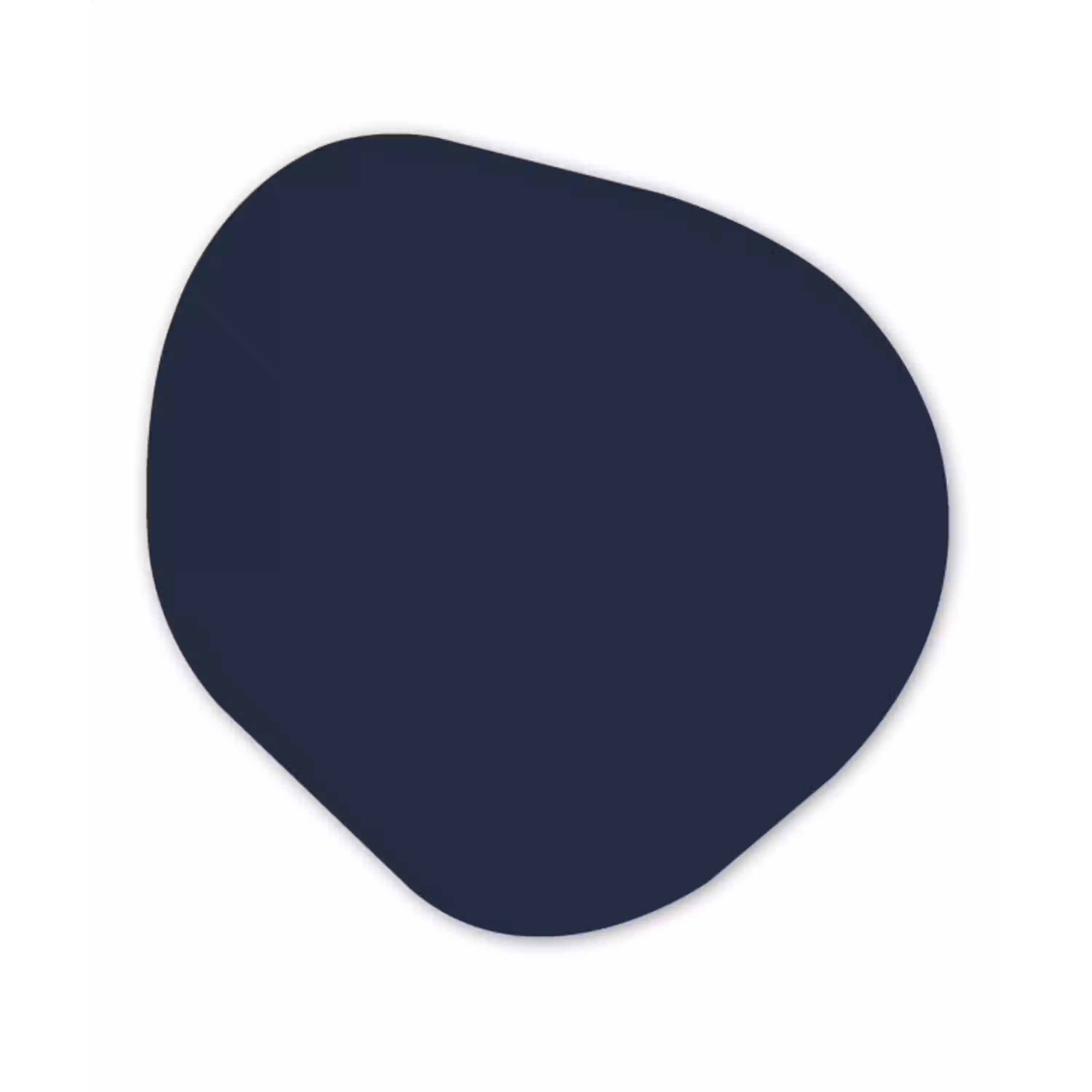 Geldersblauw - Blauw - Klassiek Wandcirkel Organisch Aluminium middel 851 -3d