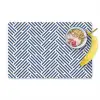 Crème - Blauw - Strepen - Patroon Placemat vinyl groot 368 -zzzproduct_Kitchenyeah-website