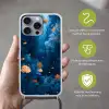 Koraalrif - Vissen - Oceaan - Blauw Hoesje iPhone 16 Pro Max met koord klein -sfeer2_NL